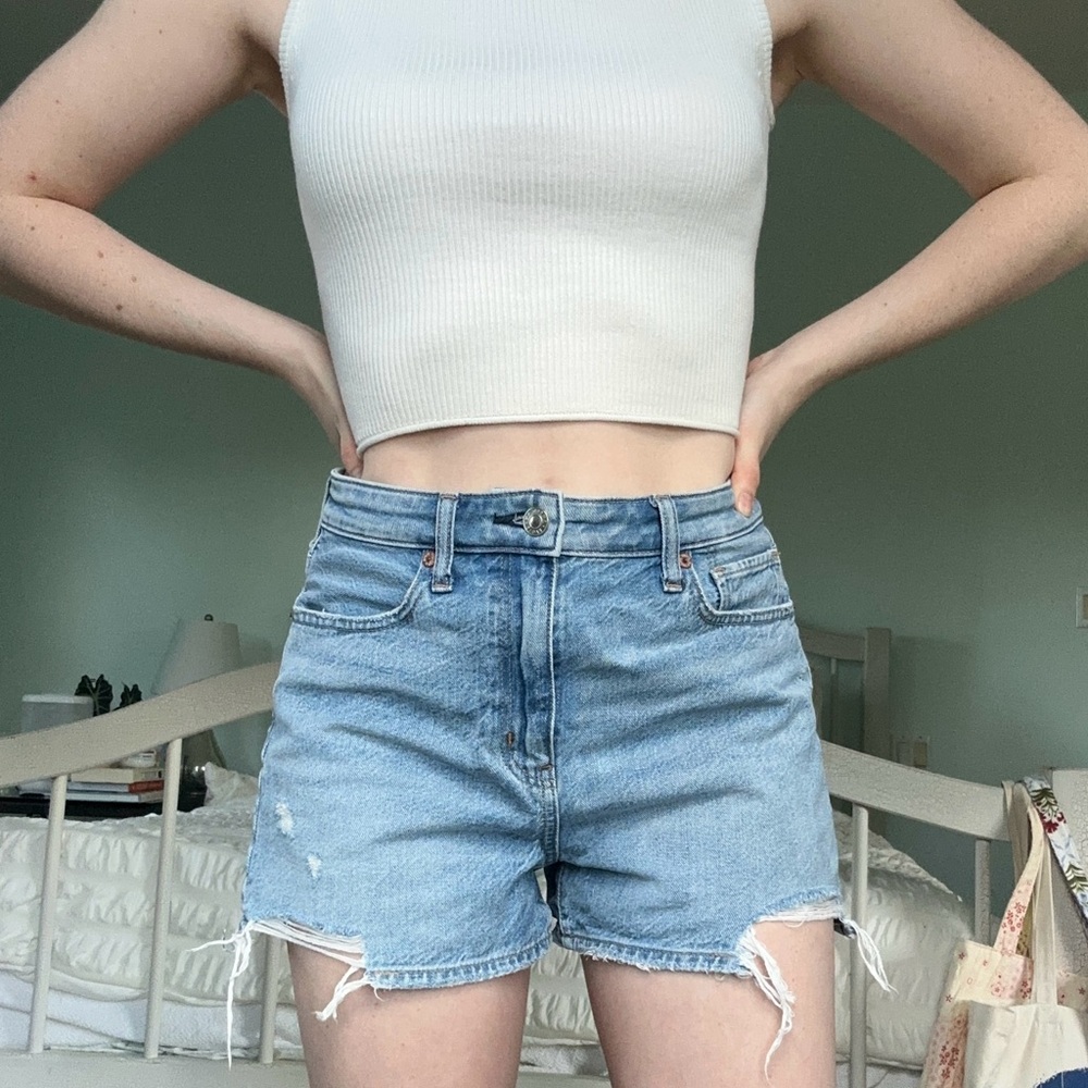 AE Denim Women's Festival Shorts
